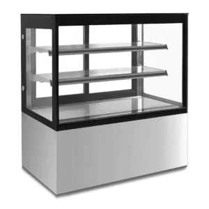 Vitrina Refrigerada De Piso Con Cristal Recto De 90 Cm De Frente Migsa GN-900R2
