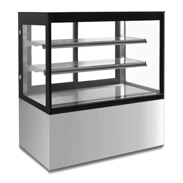 Vitrina Refrigerada De Piso Con Cristal Recto De 90 Cm De Frente Migsa GN-900R2