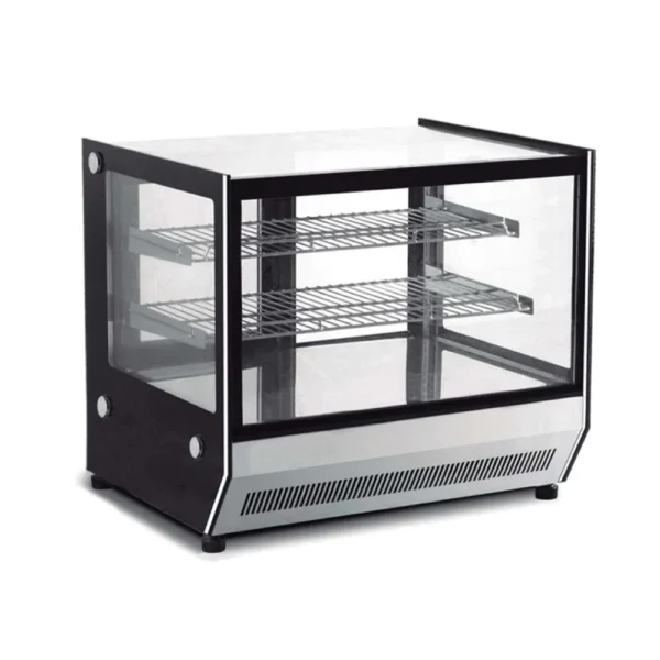 Vitrina Caliente Sobre Mostrador De Cristal Recto De 90 Cm De Frente Migsa GN-900HRT