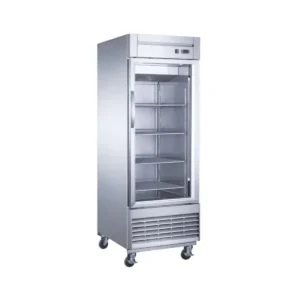 Refrigerador Vertical Puerta De Cristal En A.I. De 23 Pies Cúbicos Migsa UR-27C-1G