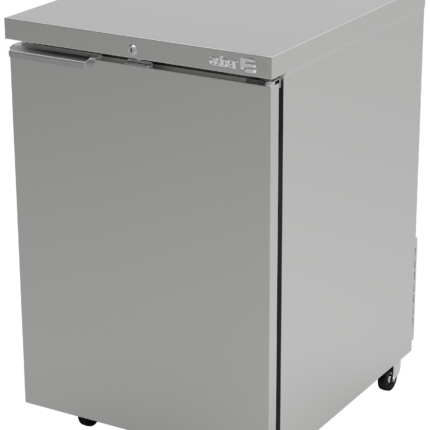 Refrigerador Contrabarra con Puerta Sólida en Acero Inoxidable Asber ABBC-23-S HC