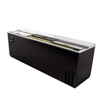 Botelleros Refrigerados en Vinil Color Negro Asber ADBC-80 HC
