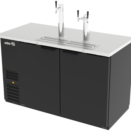 Dispensador Refrigerado de Cerveza en Vinil Negro Asber ADDC-68 HC
