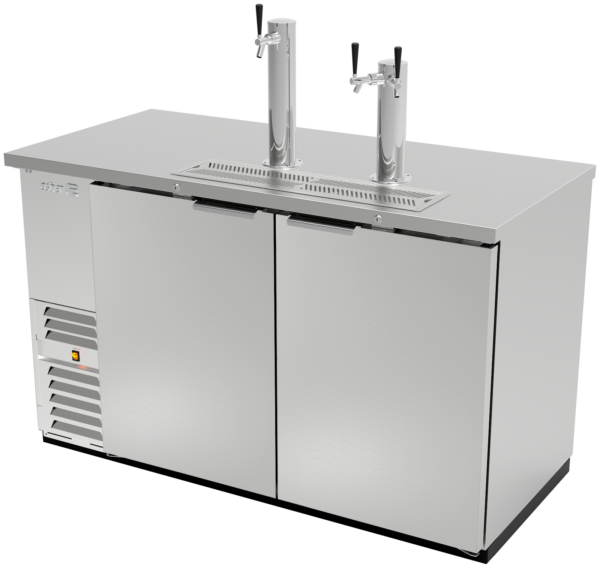 Dispensador Refrigerado de Cerveza en Acero Inoxidable Asber ADDC-58-S HC