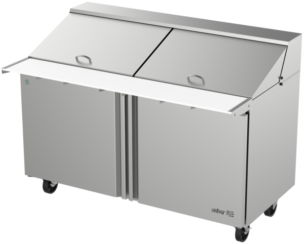 Mesa Refrigerada Preparación Mega-Top 2 Puertas Asber APTM-60-24 HC