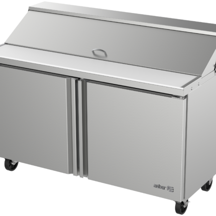 Mesa Refrigerada Preparación de Ensaladas 2 Puertas Asber APTS-60-16 HC
