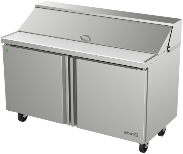 Mesa Refrigerada Preparación de Ensaladas 2 Puertas Asber APTS-60-16 HC
