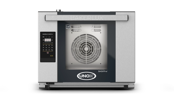 Hornos de convección profesionales con humedad Unox BAKERLUX SHOP.Pro™ TOUCH XEFT-04HS-ETDV Modelo: Arianna