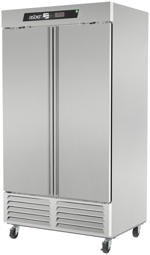Refrigerador Vertical 1 Puerta Cristal Asber ARR-17-G HC