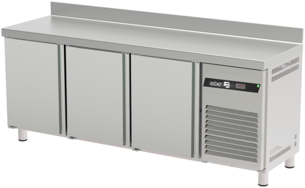 Mesa de Trabajo Refrigerada 3 Puertas Asber ASTR-79