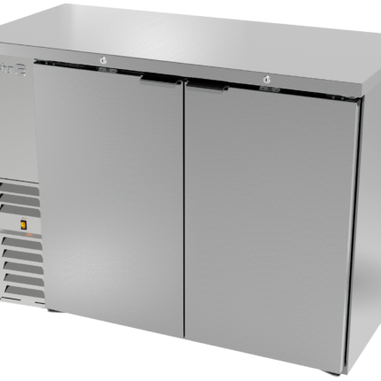 Refrigerador Contrabarra con Puerta Sólida en Acero Inoxidable Asber ABBC-24-48-S HC
