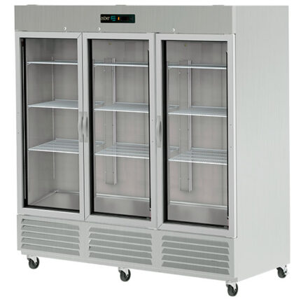 Refrigerador Vertical 3 Puertas Sólidas Asber ARR-72-H HC