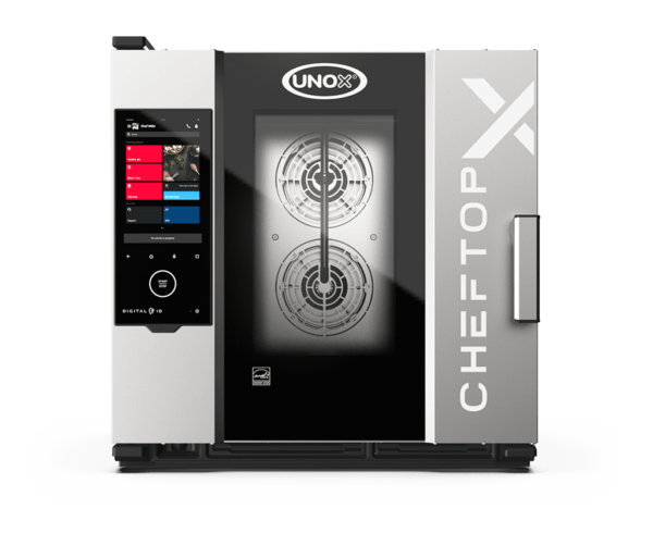 Hornos mixtos profesionales de sobremesa Unox CHEFTOP-X™ Digital.ID™ XADA-0611-GXRS-NP