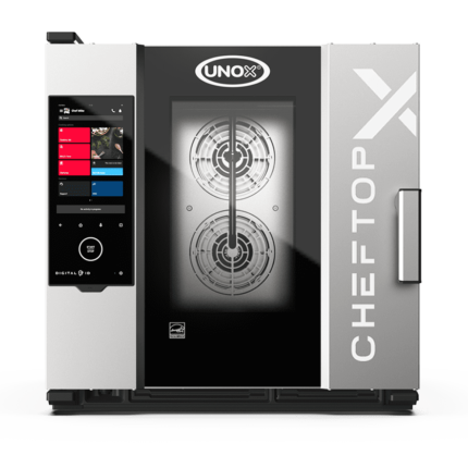 Hornos mixtos profesionales de sobremesa Unox CHEFTOP-X™ Digital.ID™ XEDA-0611-EXRS-CM